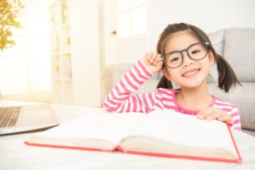 child needs glasses