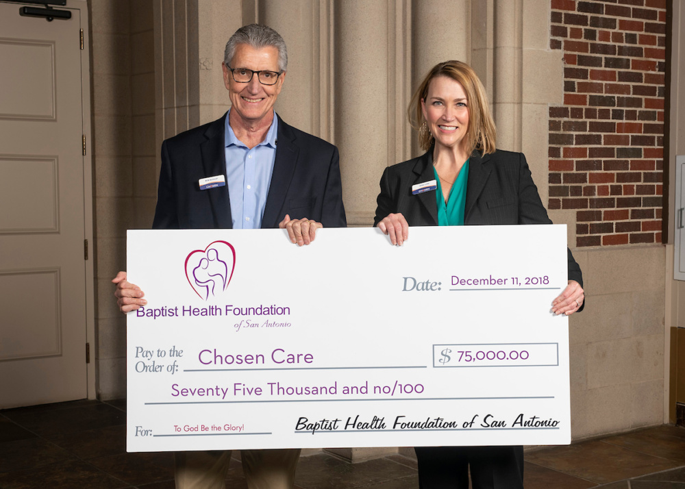 Chosen Receives $75,000 Grant from Baptist Health Foundation to Support Mentoring and Parent Education for Kinship Families