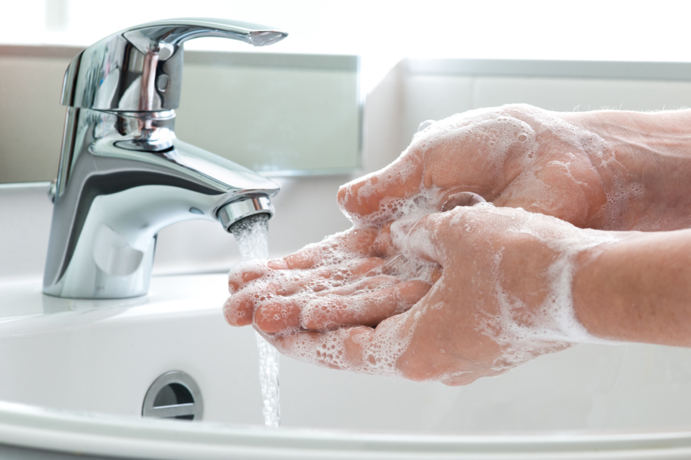 Washing hands Premier Bio Waste